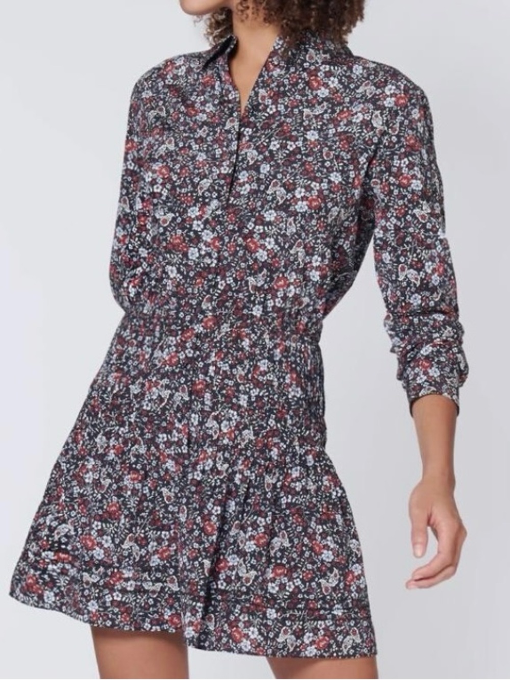 Veronica Beard Floral Print Dress
